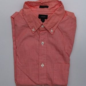 Jcrew Light Red Button Down Slim Shirt